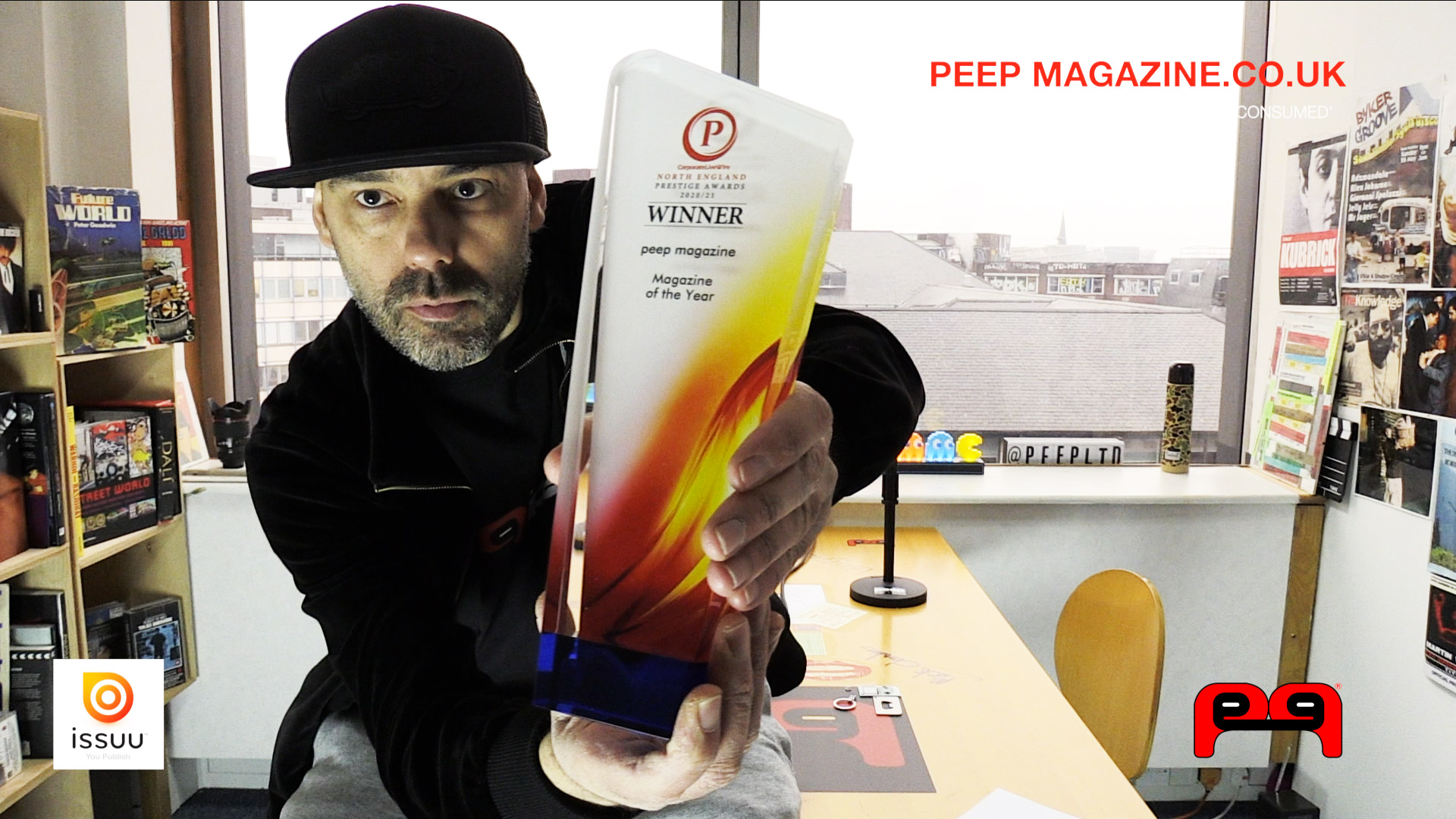 peep magazine win magazine of the year North England Prestige Awards.