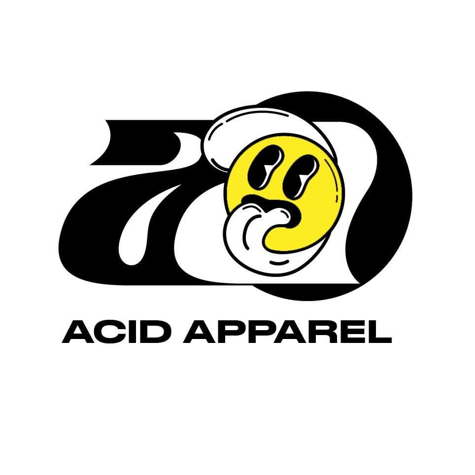 Acid Apparel landing page designed for Acid Apparel designed and produced by peep Newcastle