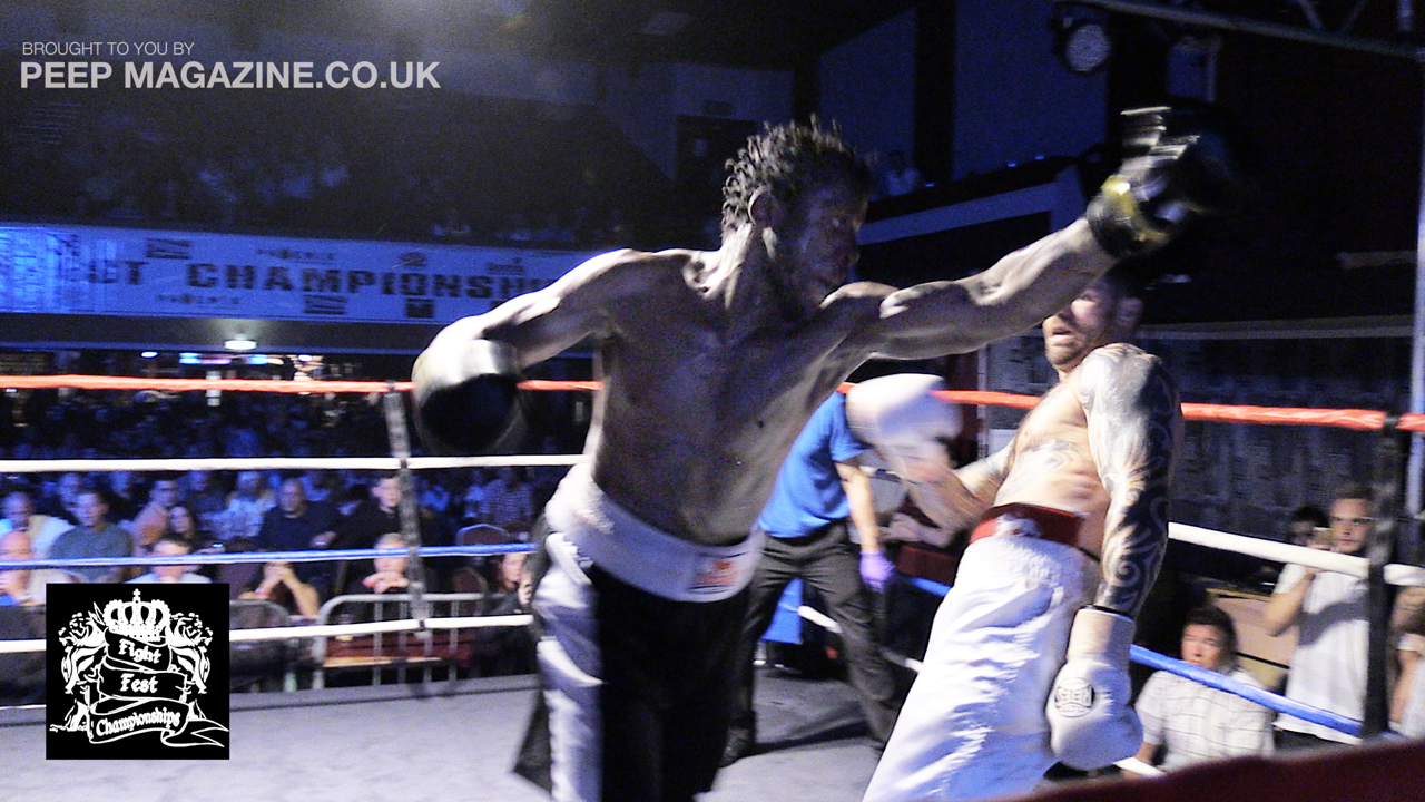 Fight Fest Championship in Newcastle Kikcboxing and Boxing filmed by peep magazine