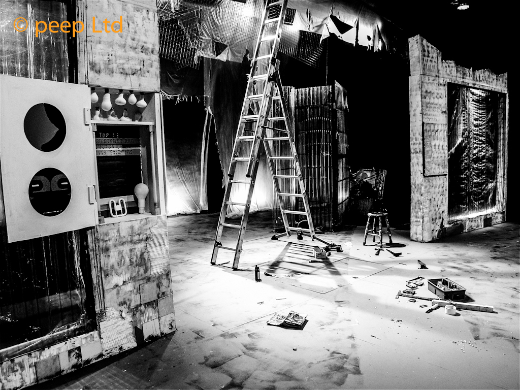 a clockwork orange set designed by peep Newcastle