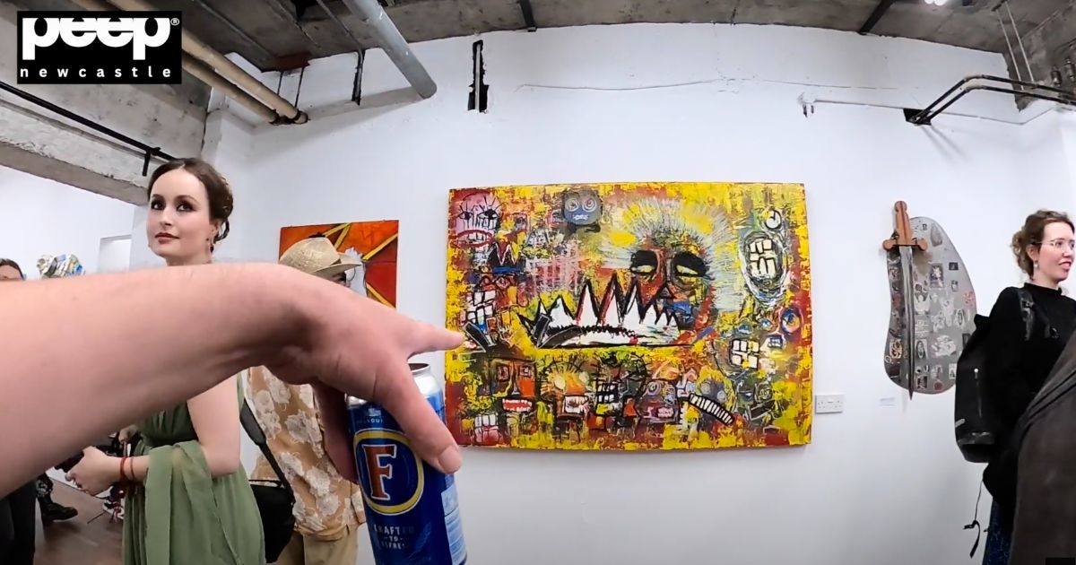 Newcastle Night Life With The Late Shows Open Studios Walk-ins. peep.